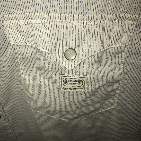 🚨SOLD🚨 RL Denim & Supply pearl snap button down - Picture 5 of 8